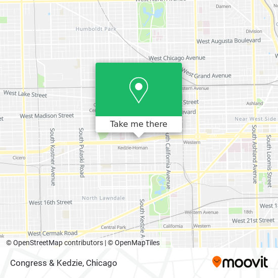 Mapa de Congress & Kedzie