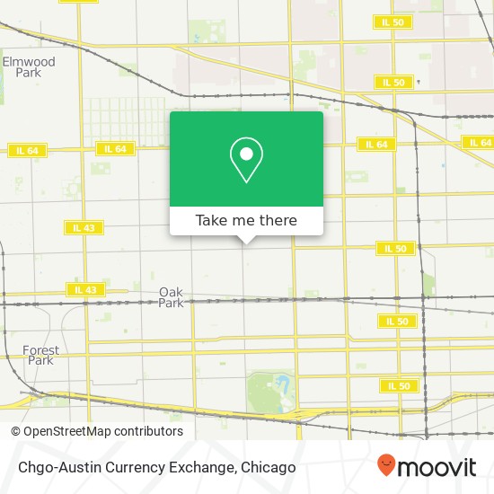 Chgo-Austin Currency Exchange, 5946 W Chicago Ave map