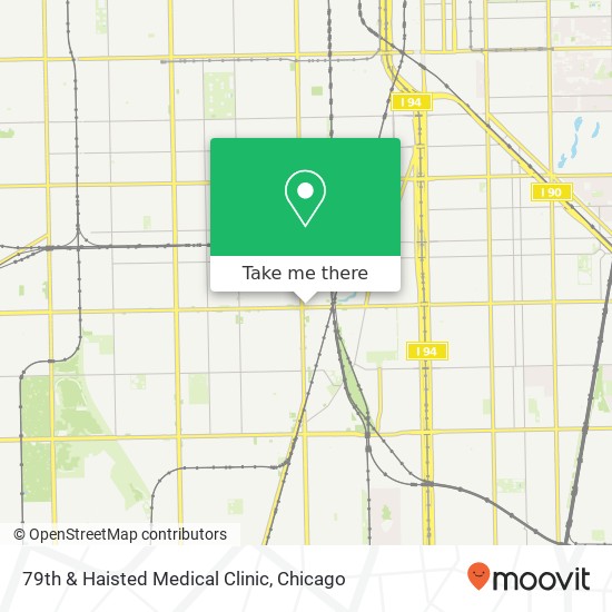 79th & Haisted Medical Clinic, 746 W 79th St map
