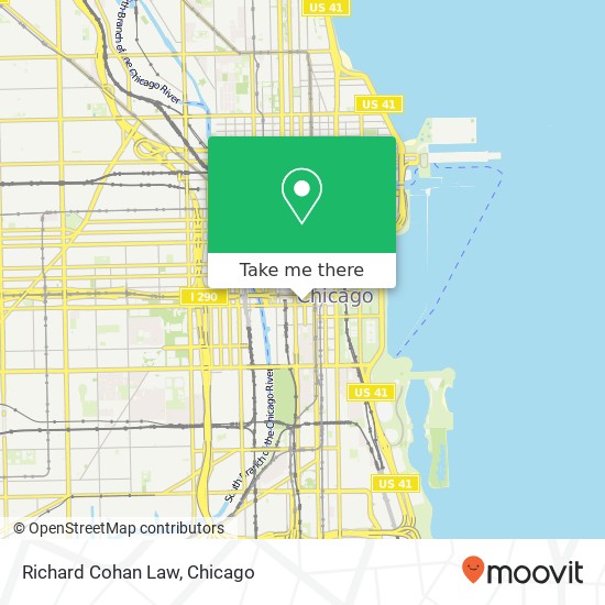 Richard Cohan Law, 542 S Dearborn St map