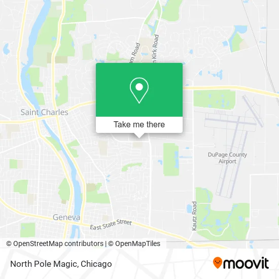 North Pole Magic map