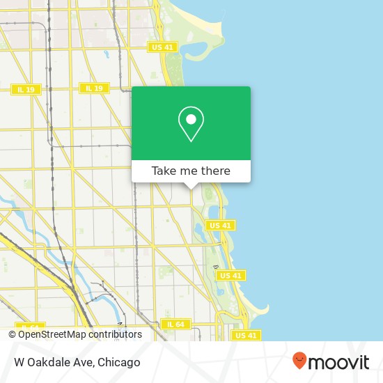 W Oakdale Ave, Chicago, IL 60657 map