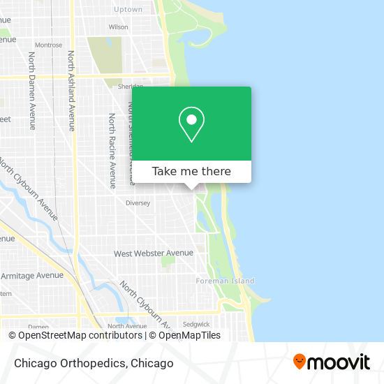 Chicago Orthopedics map