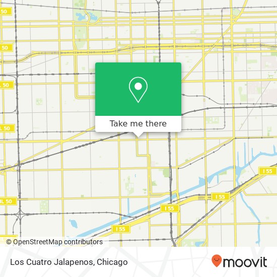 Los Cuatro Jalapenos, 2880 W Cermak Rd map