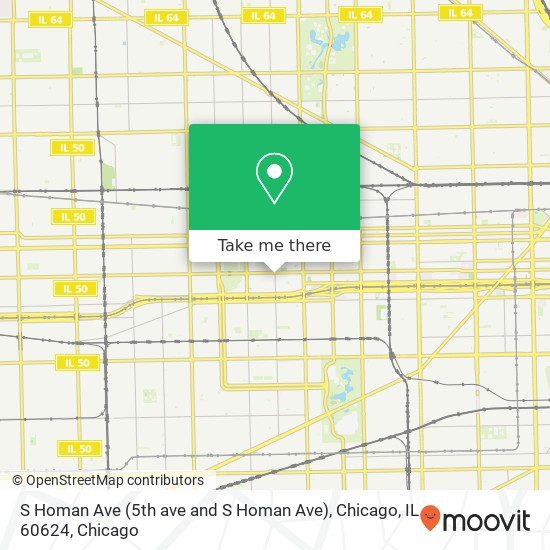 S Homan Ave (5th ave and S Homan Ave), Chicago, IL 60624 map
