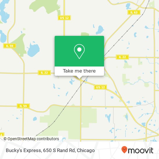 Bucky's Express, 650 S Rand Rd map