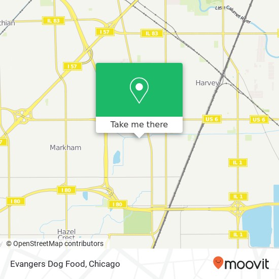 Evangers Dog Food, 2210 W 162nd St map