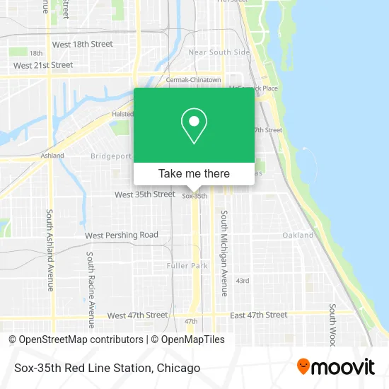 Mapa de Sox-35th Red Line Station