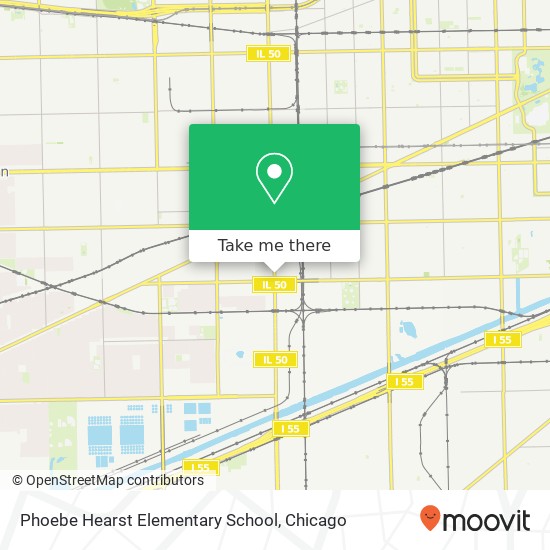 Phoebe Hearst Elementary School map