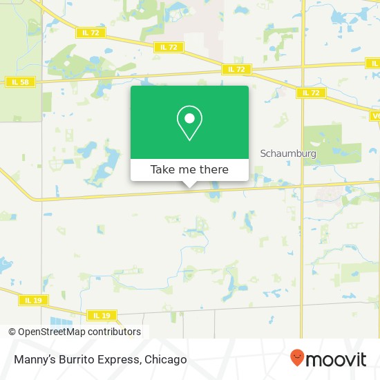 Manny’s Burrito Express map