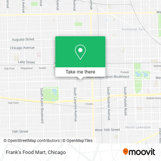 Frank's Food Mart map