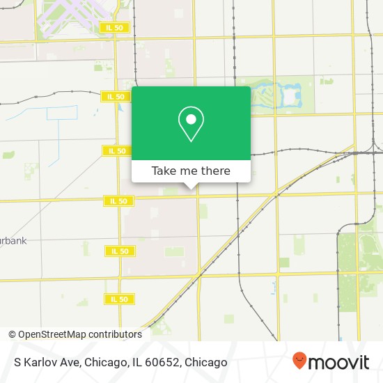 S Karlov Ave, Chicago, IL 60652 map