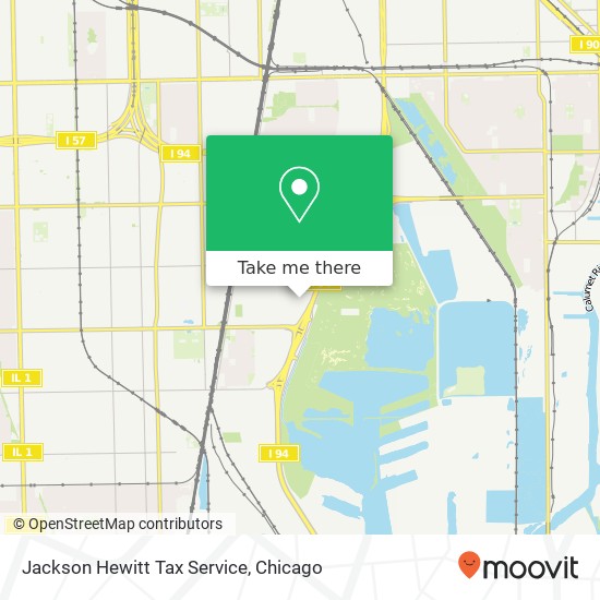 Mapa de Jackson Hewitt Tax Service, 10900 S Doty Ave