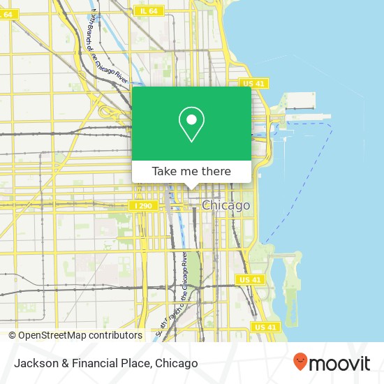 Jackson & Financial Place map