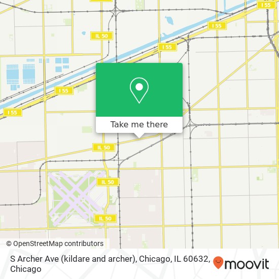 S Archer Ave (kildare and archer), Chicago, IL 60632 map
