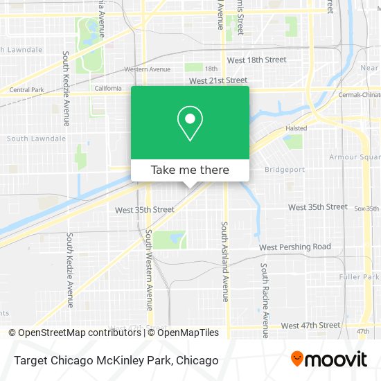 Target Chicago McKinley Park map