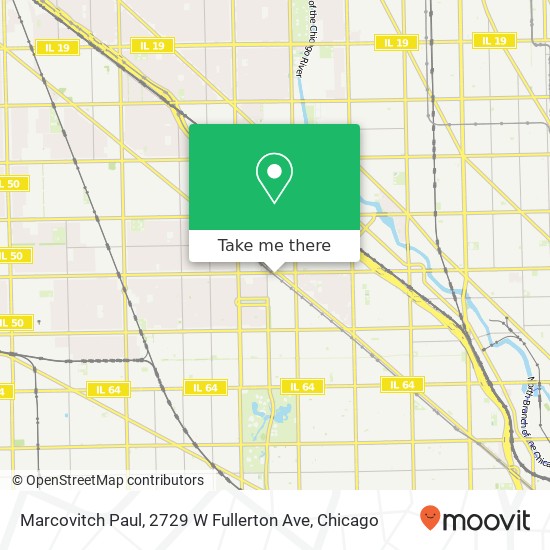 Marcovitch Paul, 2729 W Fullerton Ave map