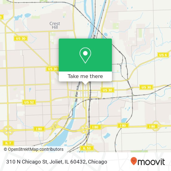 310 N Chicago St, Joliet, IL 60432 map