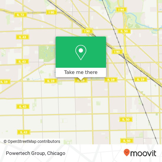 Mapa de Powertech Group, 5825 W Irving Park Rd