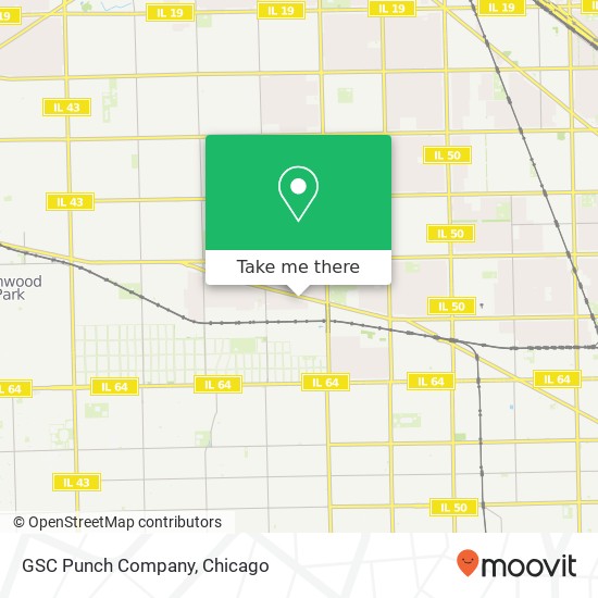 GSC Punch Company, 5757 W Grand Ave map