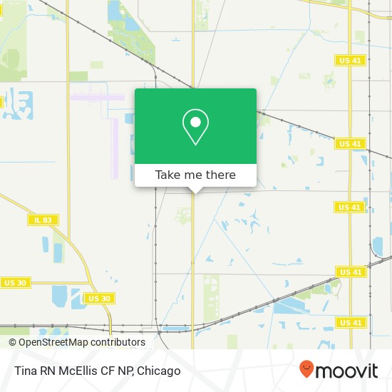 Mapa de Tina RN McEllis CF NP, 919 Main St