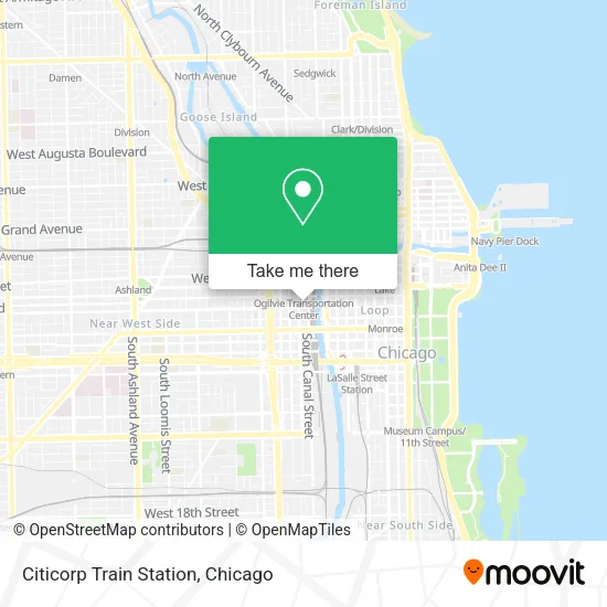 Mapa de Citicorp Train Station