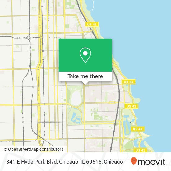 841 E Hyde Park Blvd, Chicago, IL 60615 map
