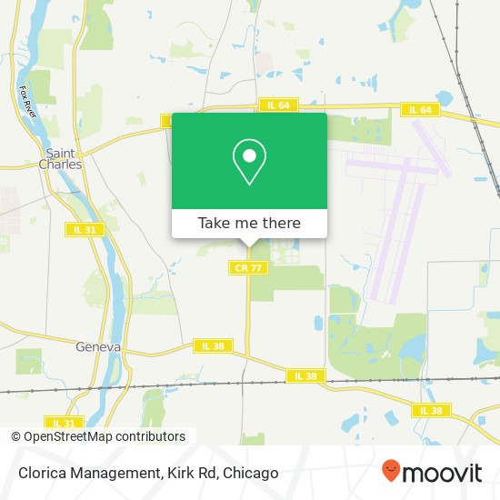 Clorica Management, Kirk Rd map