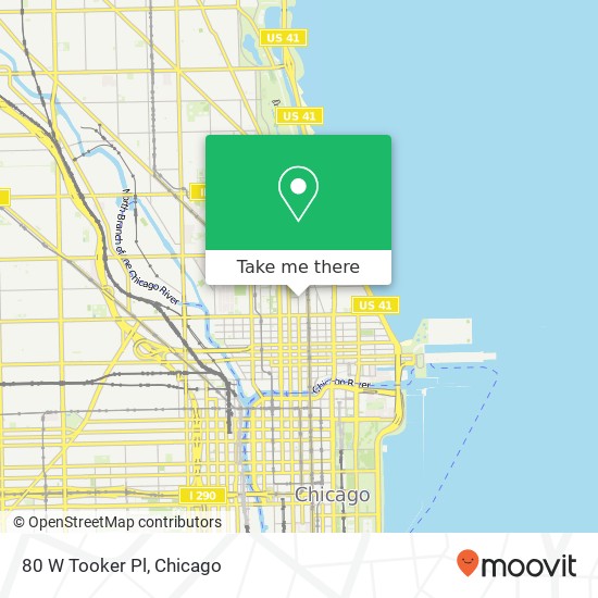 Mapa de 80 W Tooker Pl, Chicago, IL 60610