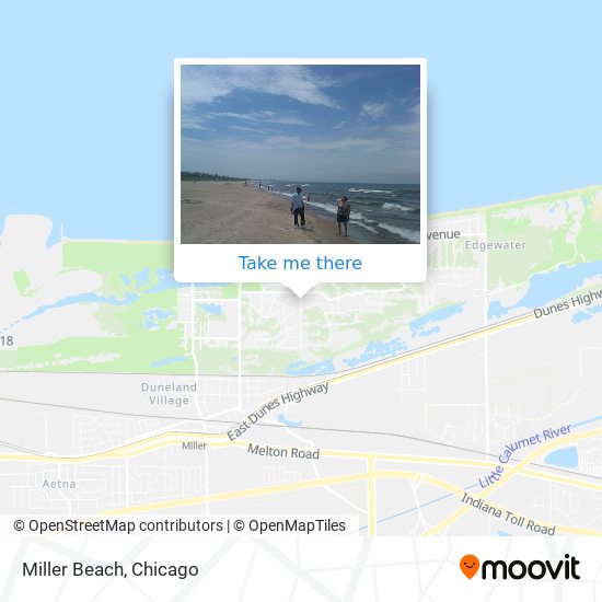 Mapa de Miller Beach
