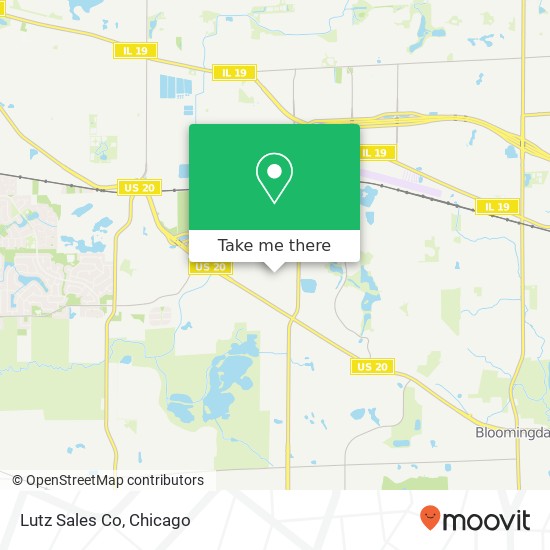 Mapa de Lutz Sales Co, 4675 Turnberry Dr