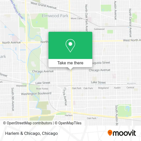 Harlem & Chicago map