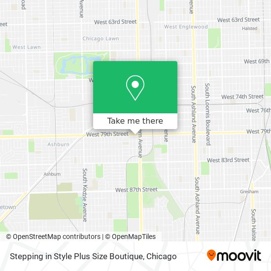 Mapa de Stepping in Style Plus Size Boutique