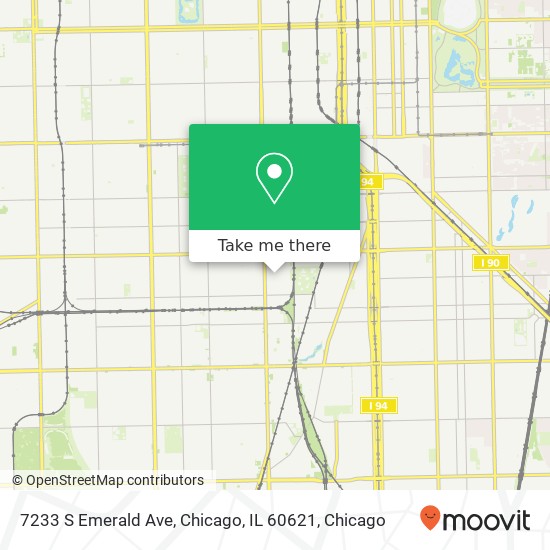 7233 S Emerald Ave, Chicago, IL 60621 map