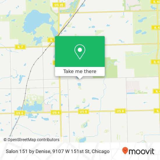 Salon 151 by Denise, 9107 W 151st St map