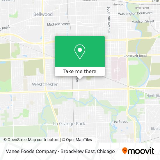 Mapa de Vanee Foods Company - Broadview East