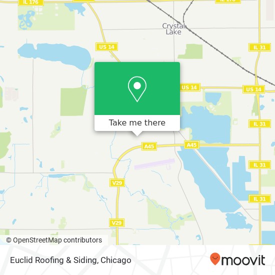 Euclid Roofing & Siding map