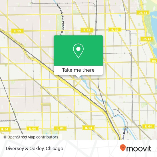 Diversey & Oakley map