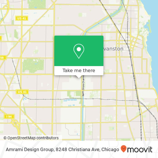 Amrami Design Group, 8248 Christiana Ave map