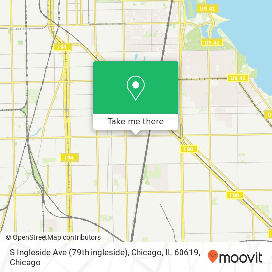 S Ingleside Ave (79th ingleside), Chicago, IL 60619 map