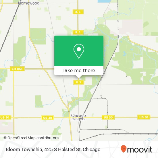 Mapa de Bloom Township, 425 S Halsted St