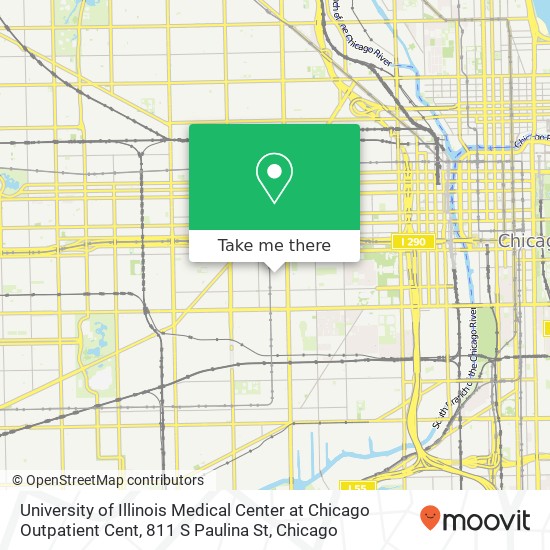 University of Illinois Medical Center at Chicago Outpatient Cent, 811 S Paulina St map