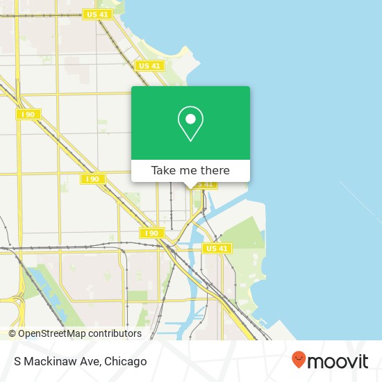 Mapa de S Mackinaw Ave, Chicago, IL 60617