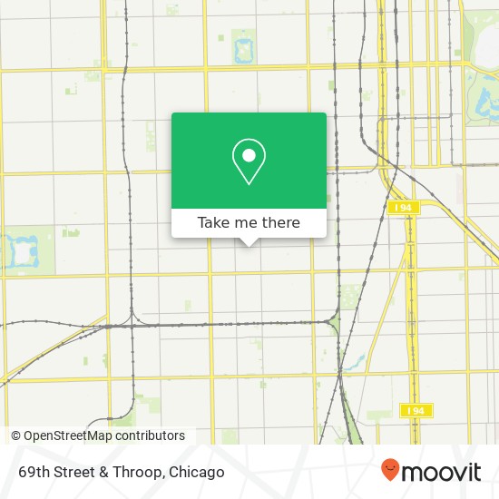 Mapa de 69th Street & Throop