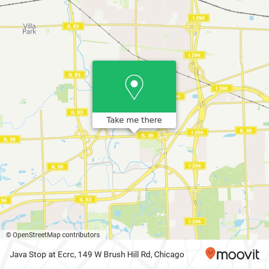 Mapa de Java Stop at Ecrc, 149 W Brush Hill Rd