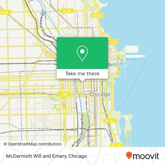 Mapa de McDermott Will and Emery, 227 W Monroe St