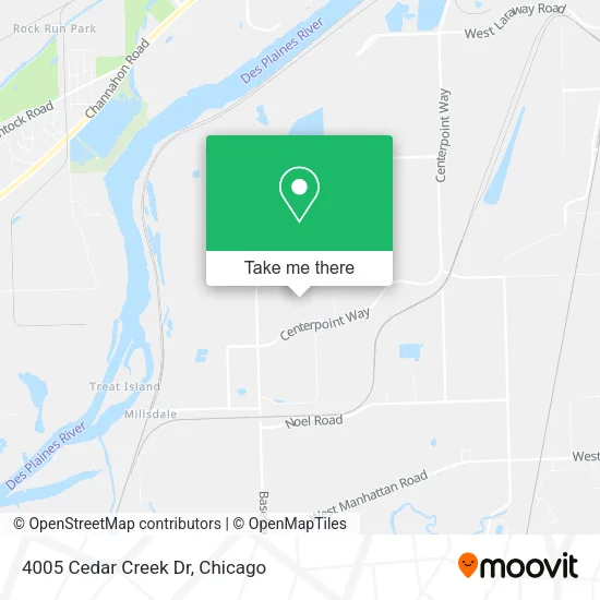4005 Cedar Creek Dr map