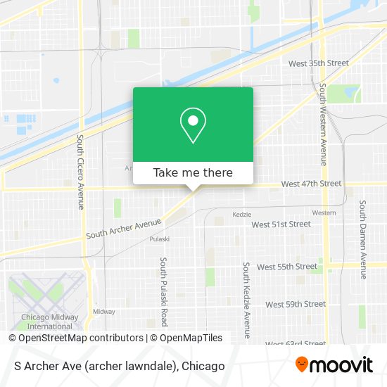 Mapa de S Archer Ave (archer lawndale)