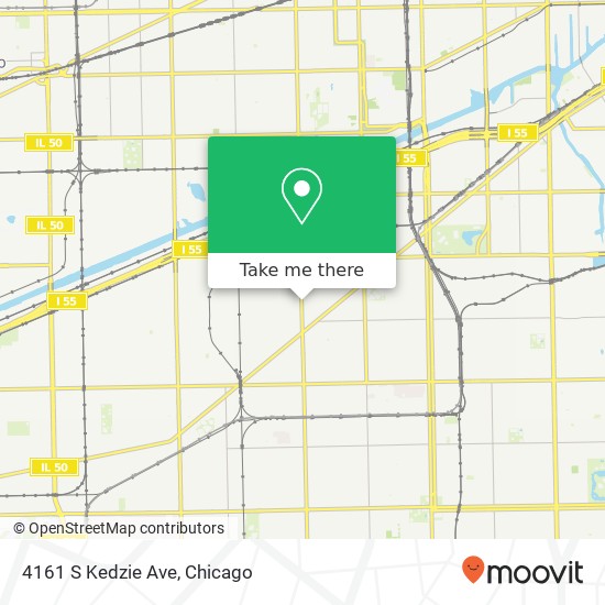 Mapa de 4161 S Kedzie Ave, Chicago, IL 60632
