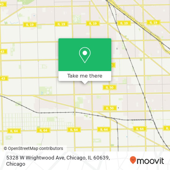 5328 W Wrightwood Ave, Chicago, IL 60639 map
